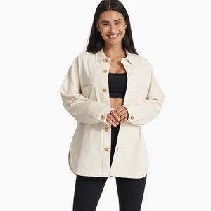 Vuori Mackenzie Shirt Jacket in Natural - XS/S